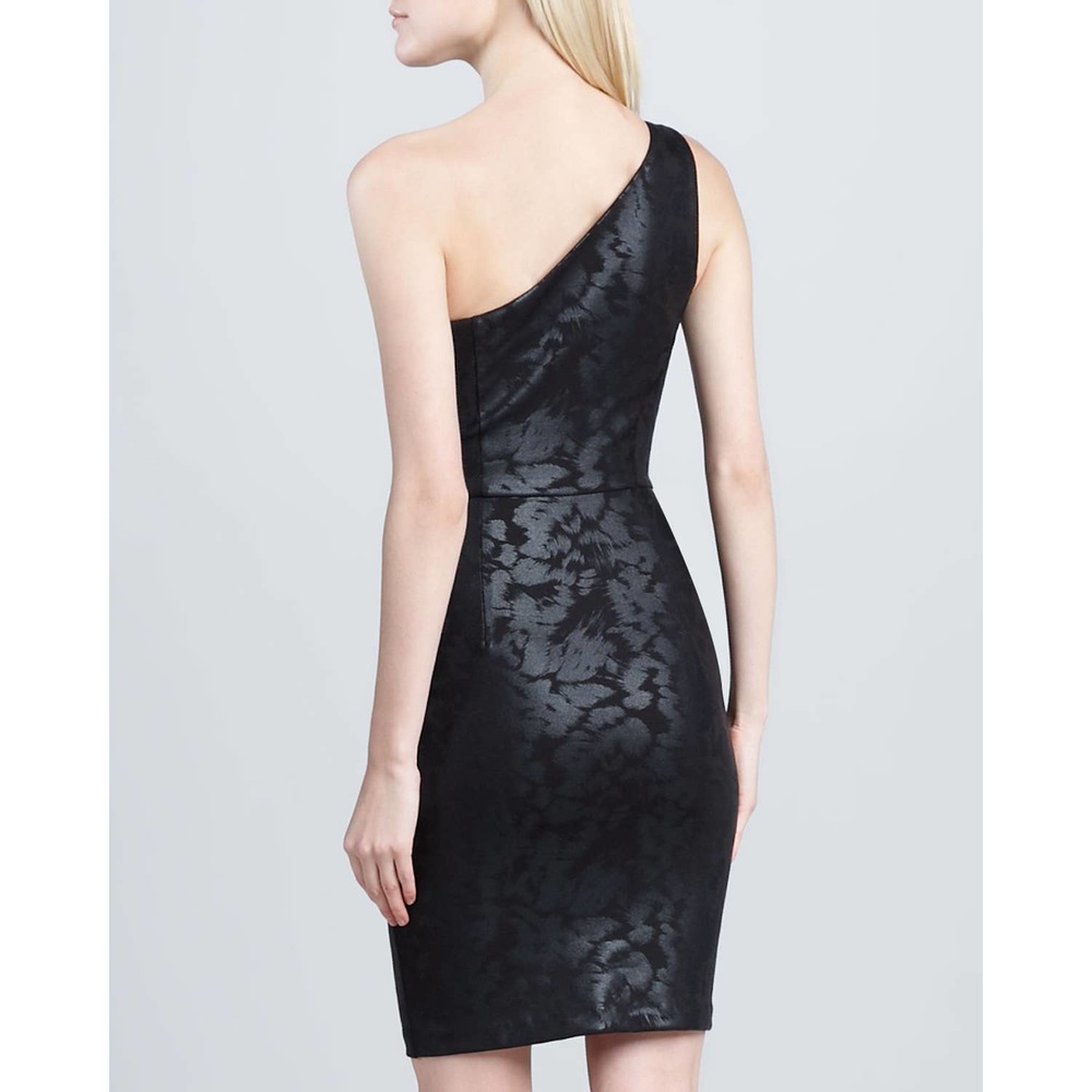 Erin Fetherston One Shoulder Animal Print Dress - Picture 4 of 14